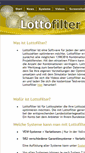 Mobile Screenshot of lottofilter.de